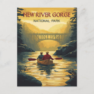 Captivating New River Gorge National Park Postcard