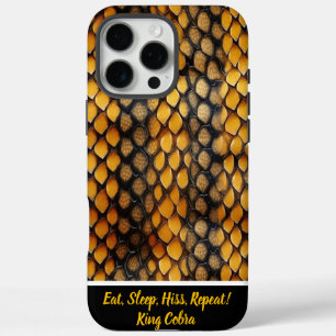 Captivating patterns of shed snakeskin in nature iPhone 16 pro max case