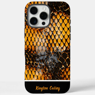 Captivating patterns of shed snakeskin in nature iPhone 16 pro max case