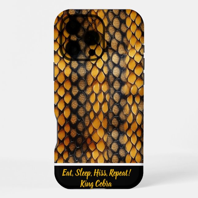 Captivating patterns of shed snakeskin in nature iPhone case (Back)