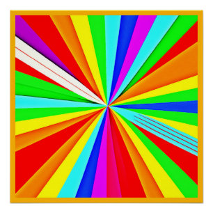 Captivating Vibrant Hues Colourful Pattern Poster