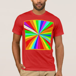 Captivating Vibrant Hues Colourful Pattern T-Shirt