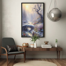 Captivating Winter Wonderland Landscape Art