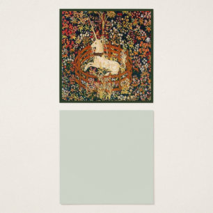 Captive Unicorn from medieval tapestry