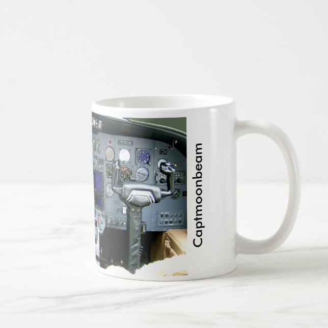 CAPTMOONBEAM Cessna Citation II Instrument Panel Coffee Mug (Right)