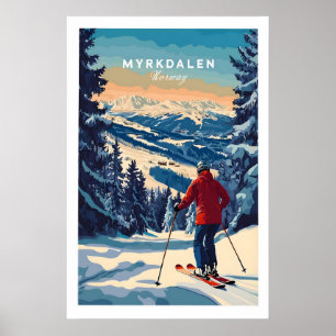 Capture Adventure with Myrkdalen Ski Poster 1