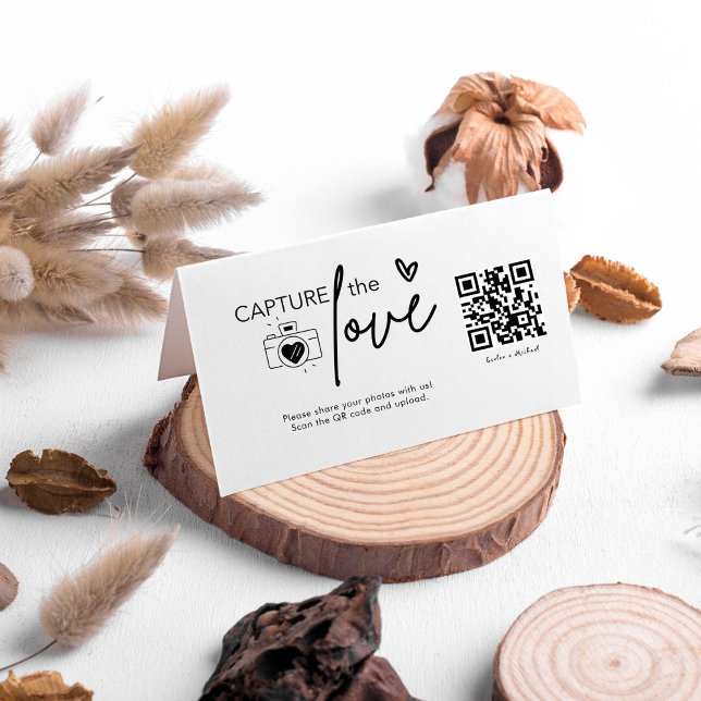 Capture de script moderne Code QR d'amour Carte pl (Créateur téléchargé)