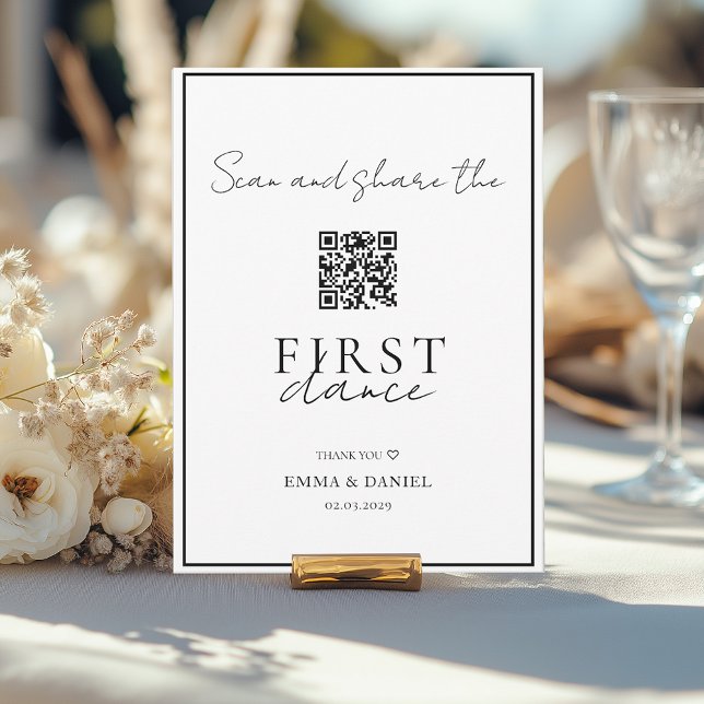 Capture Every Moment–Wedding QR Code Photo Sharing (Capture Every Moment–Wedding QR Code Photo Sharing. Personalized with your names, date and text.)