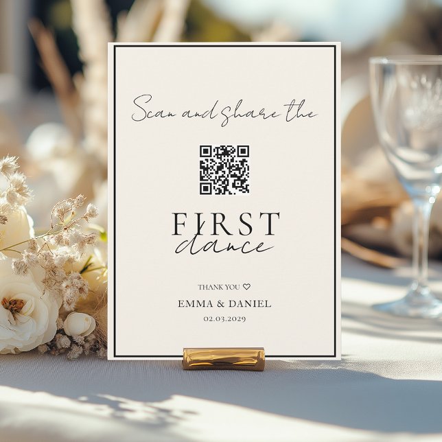 Capture Every Moment–Wedding QR Code Photo Sharing (Capture Every Moment–Wedding QR Code Photo Sharing. Personalized with your names, date and text.)