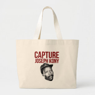 Capture Kony - T-Shirts, Cases, Hats and Buttons Large Tote Bag