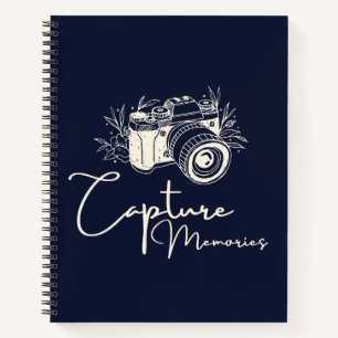 Capture Memories Photography Quote Notebook