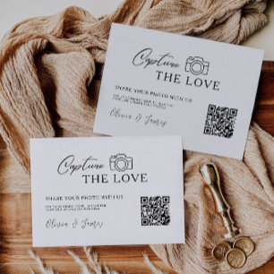 Capture moderne Le Modèle Love Card, Code QR