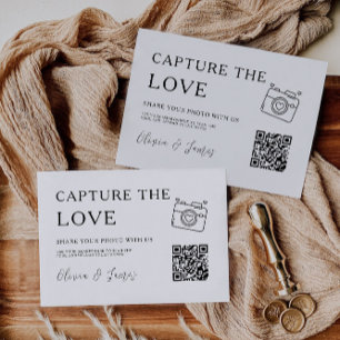 Capture moderne Le Modèle Love Card, Code QR