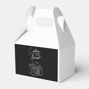 Capture Moment Camera Photography Photographer Favor Box