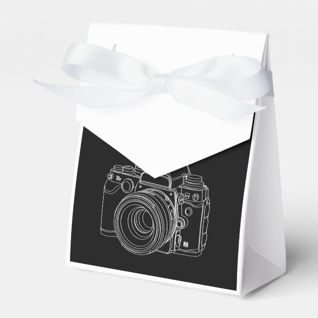 Capture Moment Camera Photography Photographer Favor Box (Front Side)