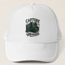 Capture Moments Retro Camera Art Hat