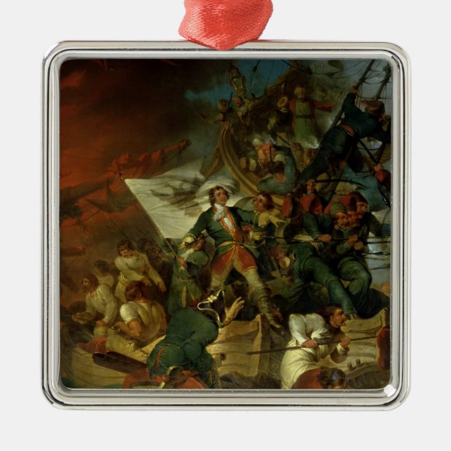Capture of Azov, 18th May 1696 Metal Ornament (Front)