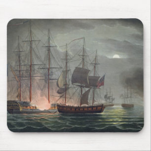 Capture of La Desiree, July 7th 1800, from 'The Na Mouse Pad