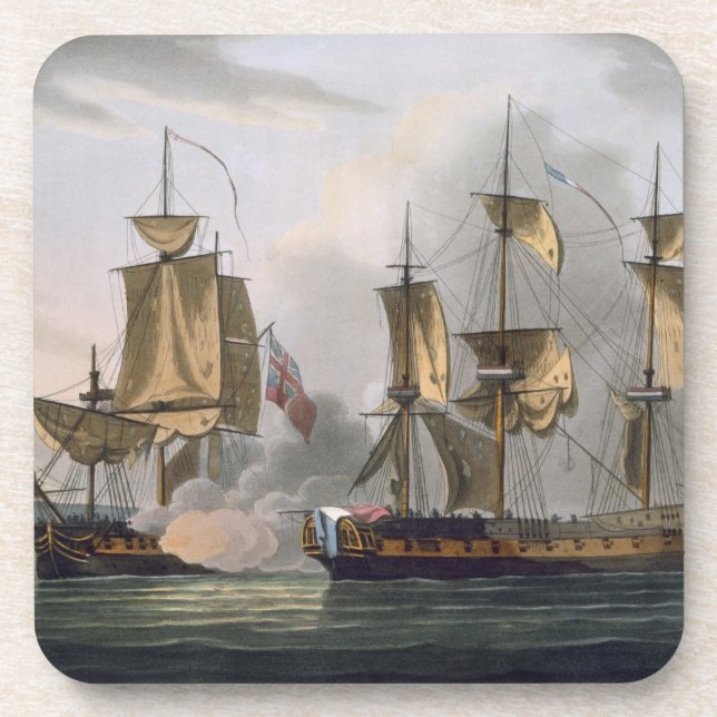 Capture of La Reunion, October 21st 1793, from 'Th Coaster (Front)