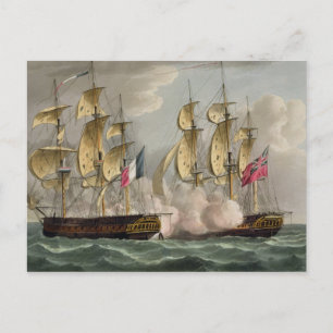 Capture of L'Immortalite, October 20th 1798, from Postcard