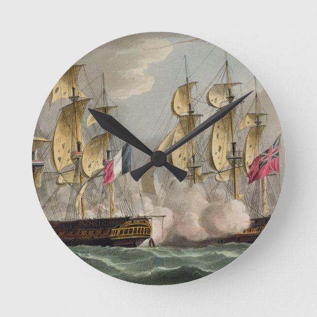 Capture of L'Immortalite, October 20th 1798, from Round Clock (Front)
