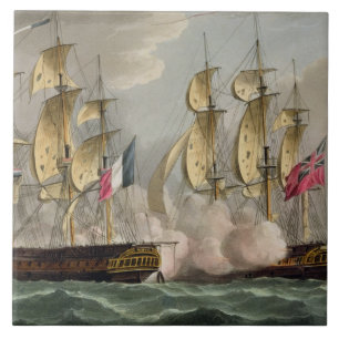 Capture of L'Immortalite, October 20th 1798, from Tile