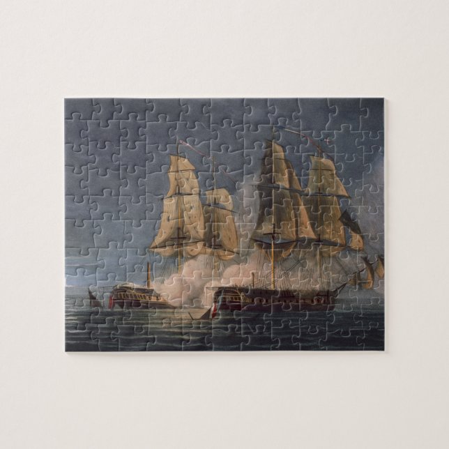 Capture of the Thetis by HMS Amethyst, 10th Novemb Jigsaw Puzzle (Horizontal)