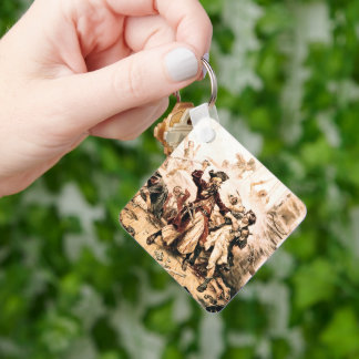 Capture, Pirate Blackbeard, Queen Anne's Revenge Keychain