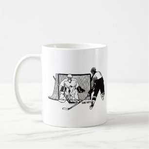 Capture sur Net Hockey Coffee Mug