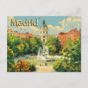 Capture the Beauty of Madrid  Postcard