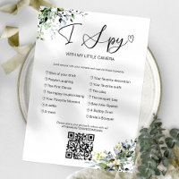 Capture The Love I Spy Wedding Game With QR