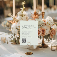 Capture the love! Photo, Heart-QR-Code, Wedding