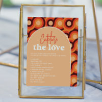 Capture The Love Wedding Photos Sign