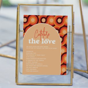 Capture The Love Wedding Photos Sign