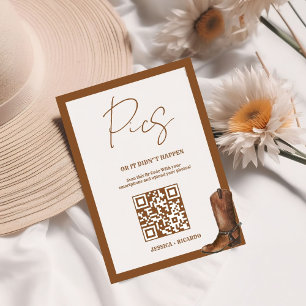 Capture the Love Wedding QR Code Card Photo Card