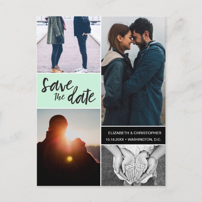 Capture the Moment: Personalized Save the Date Announcement Postcard (Front)