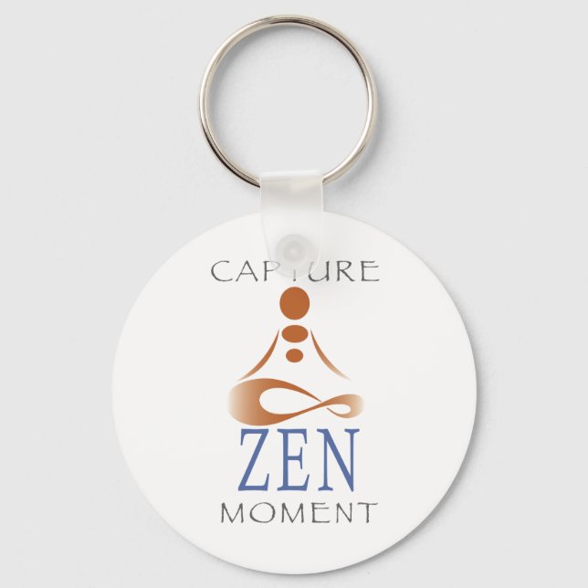Capture Zen Moment Keychain (Front)