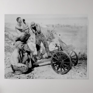 Captured Artillery Poster