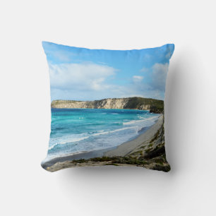 "Captured Beauty: Iconic Coastline Kangaroo Island Throw Pillow