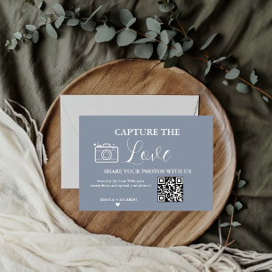 Capturez le Carte photo de code QR Love Mariage
