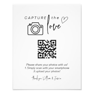 Capturez le code QR d'amour, Signes photo Mariages