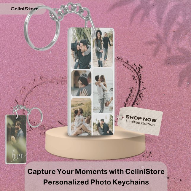 Capturez vos moments avec une photo personnalisée (Capture Your Moments with Personalized Photo Keychain)