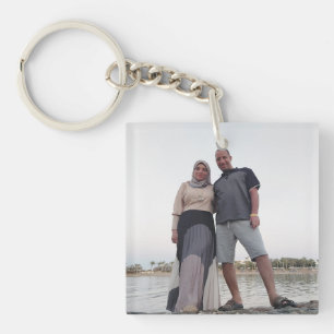 Capturing Love in Every Glance Couple's Bliss Keychain