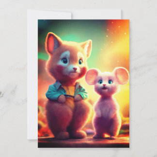 Capturing the antics with Tom and Jerry! Invitation