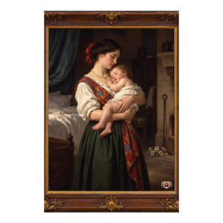 Capturing The Maternal Grace Of Academic Realism Photo Print