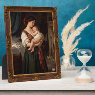Capturing The Maternal Grace Of Academic Realism Plaque