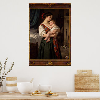 Capturing The Maternal Grace Of Academic Realism Poster