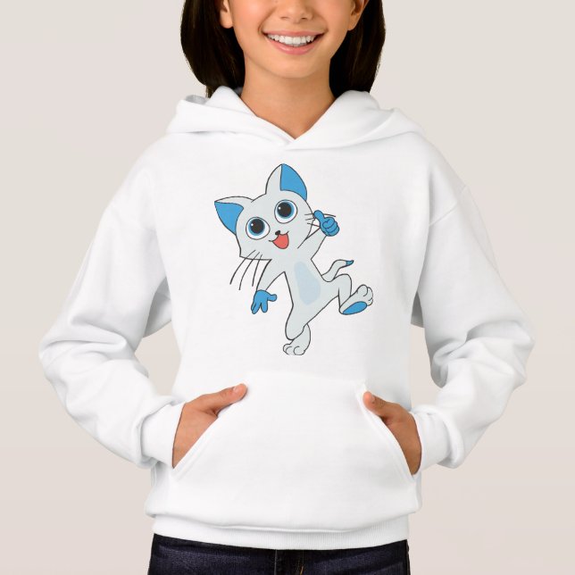 capuche kids funny cat  (Devant)
