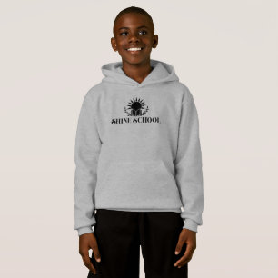 capuche pour enfants logo noir