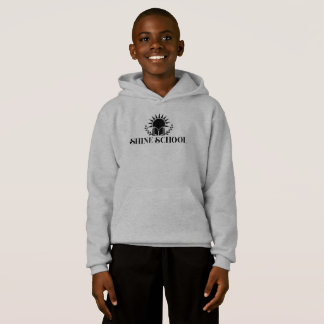 capuche pour enfants logo noir
